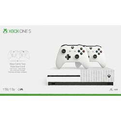 Xbox One S 1TB + Microsoft Xbox One S Wireless Controller, white na playgosmart.cz