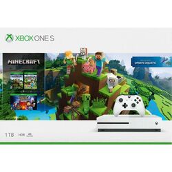 Xbox One S 1TB + Minecraft (Xbox One Edition Explorers Pack) + Minecraft: Story Mode (The Complete Adventure) na playgosmart.cz