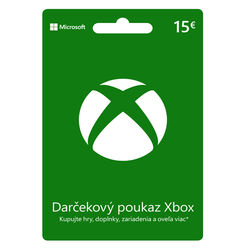Xbox Store 15 €-elektronická peněženka na playgosmart.cz