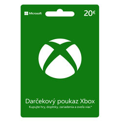 Xbox Store 20 €-elektronická peněženka na playgosmart.cz