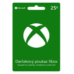 Xbox Store 25 €-elektronická peněženka na playgosmart.cz