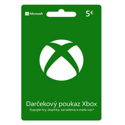 Xbox Store 5 €-elektronická peněženka na playgosmart.cz