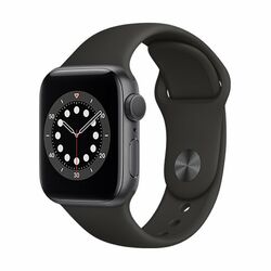 Apple Watch Series 6 GPS, 44mm Space Gray, Třída B - použité, záruka 12 měsíců