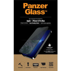 Ochranné temperované sklo PanzerGlass Case Friendly AB se soukromým filtrem pro Apple iPhone 13 Pro Max, černé