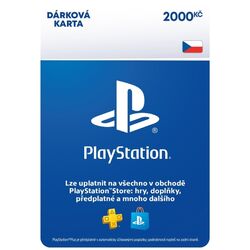 PlayStation Store - dárkový poukaz 2000 Kč