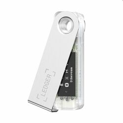 Ledger Nano S Plus hardverová peněženka na kryptomeny, transparentní (LEDGERSPLUSFT)