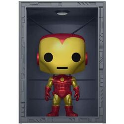 POP! Deluxe: Iron Man Hall of Armor Iron Man Model 4 (Marvel) Previews Edition (Metallic) na playgosmart.cz