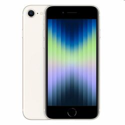 Apple iPhone SE (2022), 64GB, hviezdna biela, Trieda A - použité, záruka 12 mesiacov