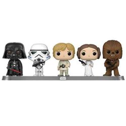 POP! 5 Pack Darth Vader, Stormtrooper, Luke Skywalker, Princess Leia, Chewbacca