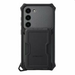 Pouzdro Rugged Gadget pro Samsung Galaxy S23, titan (s odnímatelným úchytem)