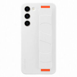 Pouzdro Silicone Grip Cover pro Samsung Galaxy S23 Plus, white