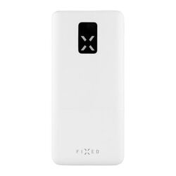 FIXED Powerbanka Zen 20 s LCD displejem a výstupem PD 20W, 20 000 mAh, bílá