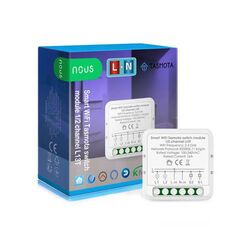 Nous L13T Tasmota dvojité relé MQTT