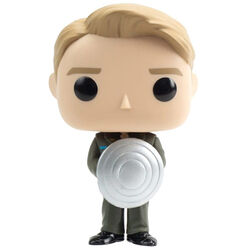 POP! Marvel: Cap with Prototype Shield Metallic (Captain America) Special Edition - OPENBOX (Rozbalené zboží s plnou zár. na playgosmart.cz