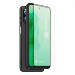 Pouzdro CASR + ochranné sklo pro Motorola Moto G13/G23, black