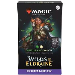 Kartová hra Magic: The Gathering Wilds of Eldraine Commander Deck Virtue and Valor