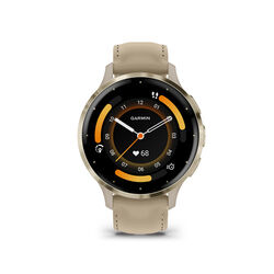 GARMIN VENU 3S, French Gray/Soft Gold, Leather na playgosmart.cz