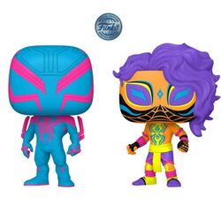 POP! 2 Pack Spider Man 2099 & Spider India (Marvel) Special Edition (Blacklight)