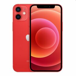 Apple iPhone 12 mini 64GB, red, Třída C - použito, záruka 12 měsíců