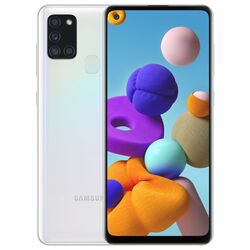 Samsung Galaxy A21s - A217F, 4/128GB, white, Třída B – použito, záruka 12 měsíců na playgosmart.cz