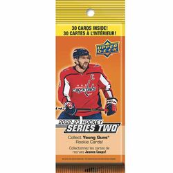 2022/23 Upper Deck Series 2 Hockey Retail Fatpack Balíček Karet