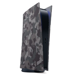 PlayStation 5 Digital Console Cover, gray camouflage, vystavený, záruka 21 měsíců na playgosmart.cz