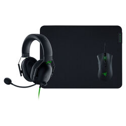 Razer Battle Bundle (BlackShark V2 X, Death Adder V2, Gigantus V2 Medium), vystavený, záruka 21 měsíců na playgosmart.cz