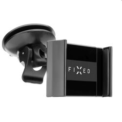 FIXED FIX3 Universal holder with adhesive suction cup for smartphones on dashboard, black, vystavený, záruka 21 měsíců na playgosmart.cz