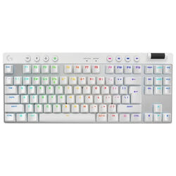 Logitech PRO X TKL Gaming Keyboard US, white, vystavený, záruka 21 měsíců na playgosmart.cz