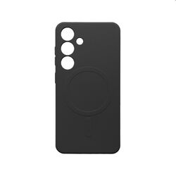 MobilNET silikónové puzdro pre Samsung Galaxy S25+, black (MagFiber)
