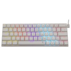 White Shark Gaming mechanical keyboard WAKIZASHI 2, red switch, US, white