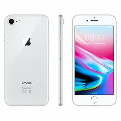 Apple iPhone 8, 64GB | 
 Silver, Třída C-použité, záruka 12 měsíců