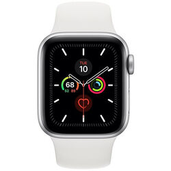 Apple Watch Series 5 GPS, 44mm | Silver, Třída A - použité zboží, záruka 12 měsíců na playgosmart.cz