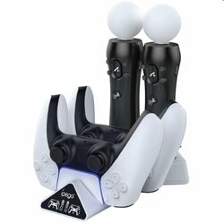 Duální nabíjecí stanice iPega P5011 pro PS5 DualSense a Move Controller | playgosmart.cz