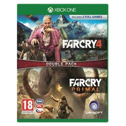 Far Cry 4 + Far Cry: Primal CZ (Double Pack)[XBOX ONE]-BAZAR (použité zboží) na playgosmart.cz
