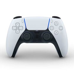 PlayStation 5 DualSense Wireless Controller, black & white - BAZAR (použité zboží , smluvní záruka 12 měsíců)