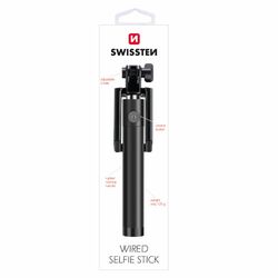 Selfie tyč Swissten s 3,5 mm jack konektorem