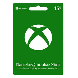 Xbox Store 15 €-elektronická peněženka